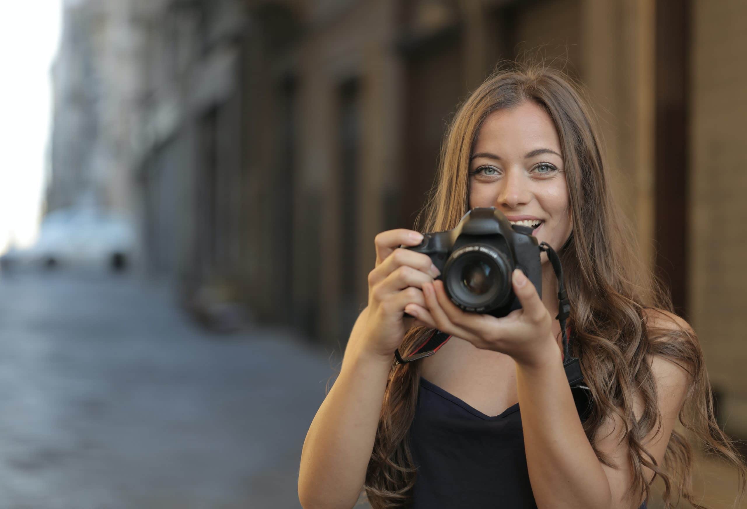 Cámara de fotos compacta mirrorless para principiantes